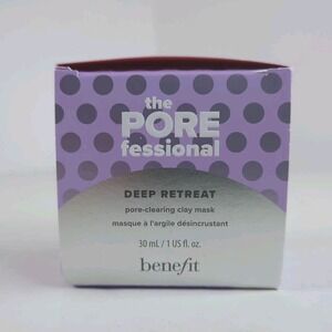 Benefit the Pore fessional Deep Retreat Clay Mask 1 Oz Each New in‎ Box